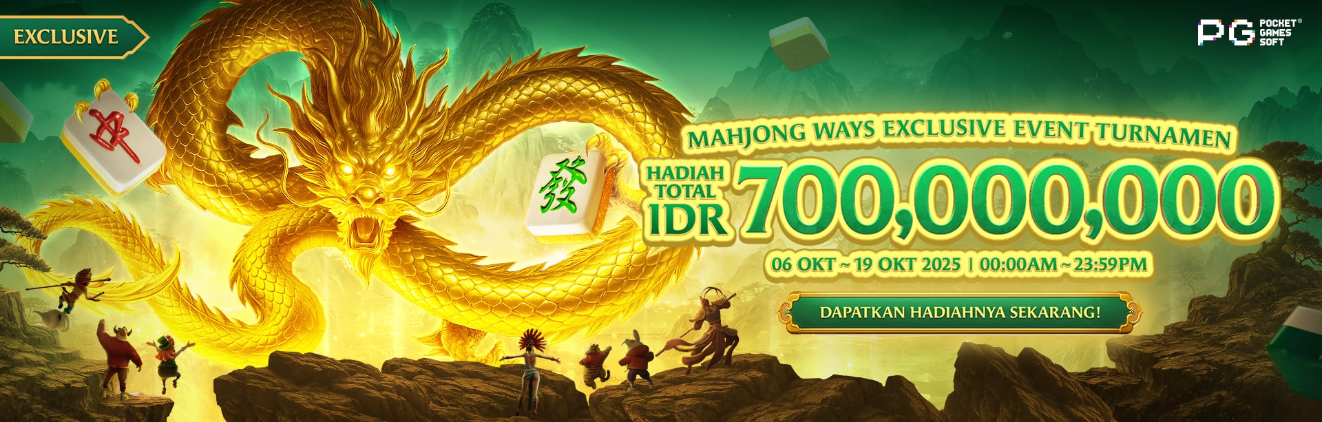PG SOFT - MAHJONG WAYS EXCLUSIVE EVENT TURNAMEN